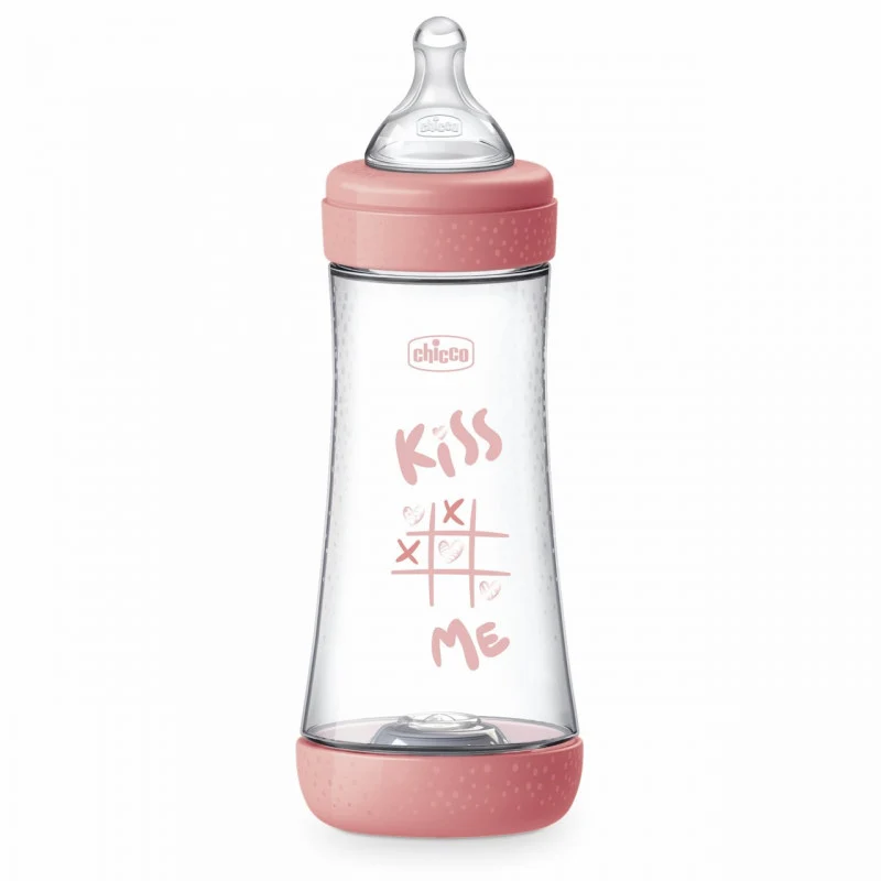 Biberon Chicco Perfect 5 - 300 ml - Rosa Kiss Me
