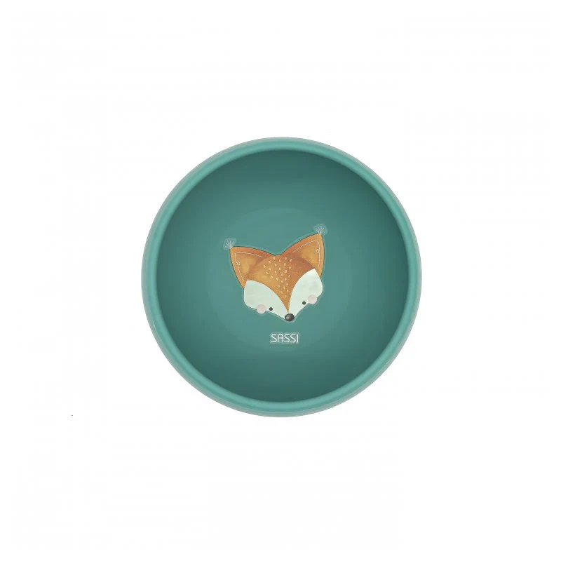 Ciotola con ventosa In Silicone Volpe Crunchy