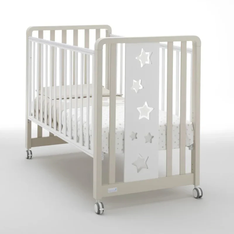 Lettino Azzurra Design Glam 9ni1 Stelle Avana Bianco