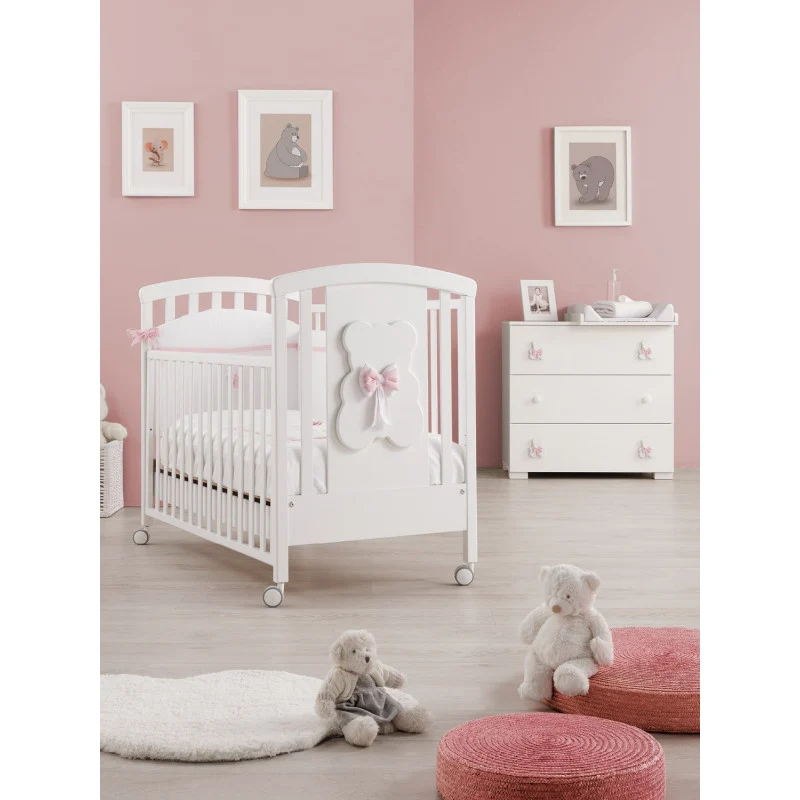 Cameretta Erbesi Dudu Bianco Rosa