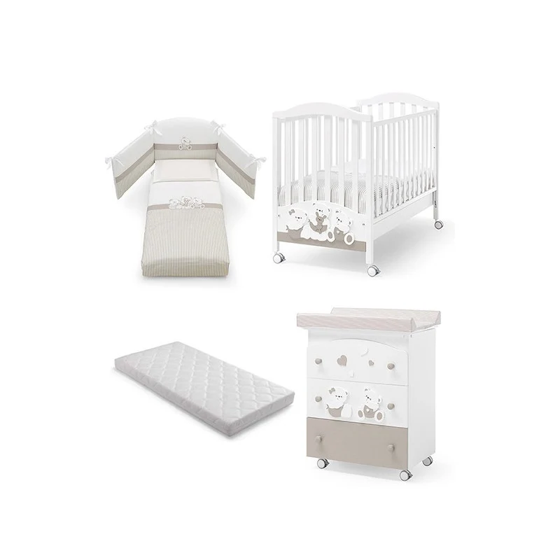 Set Cameretta Mirtillo Erbesi Tortora