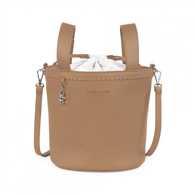 Borsa Bucket Icon Caramel