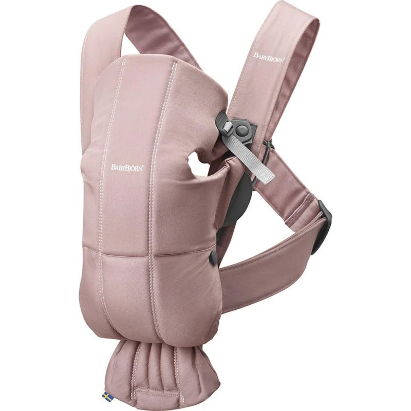 BabyBjorn Marsupio Mini Cotone Rosa dusty