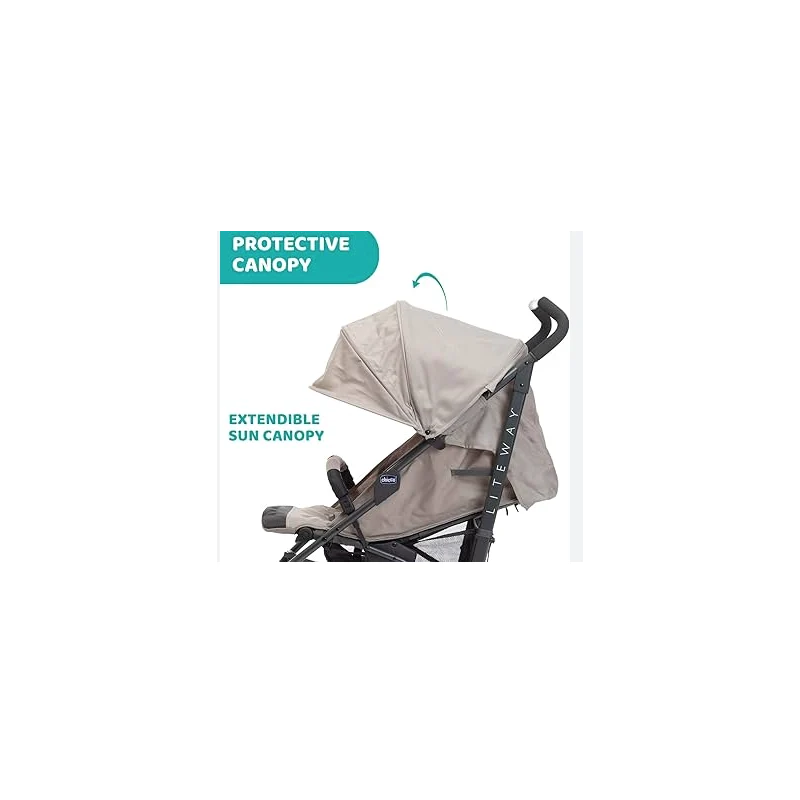Capotta Passeggino Chicco Lite Way Dark Beige