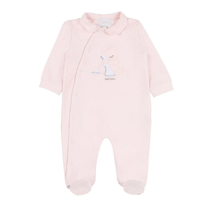 Tutina Nanan Rosa Aperta Davanti con Tato - 1 Mese