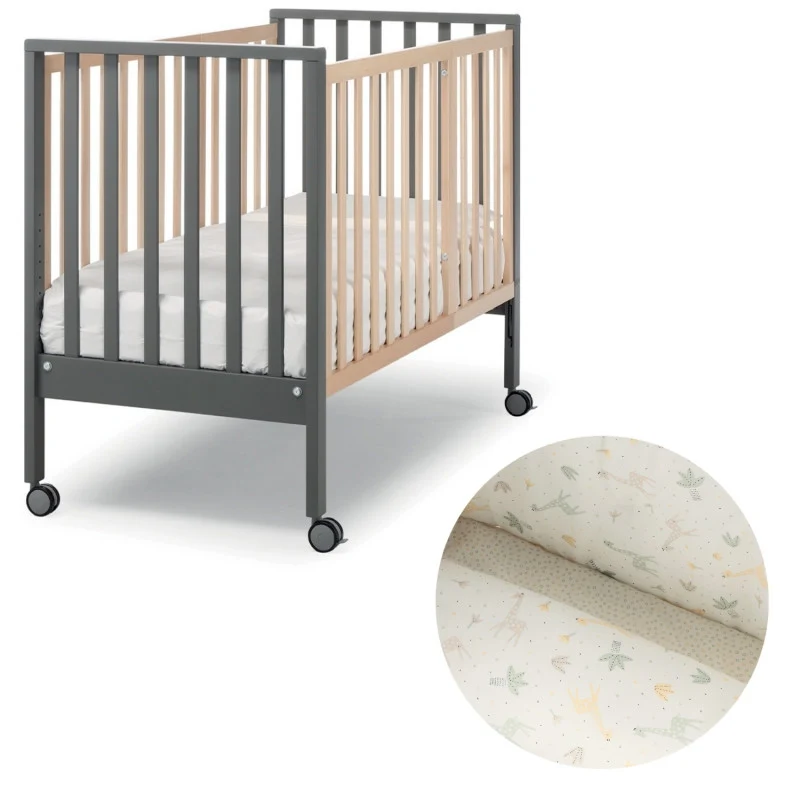 Lettino Completo Erbesi Evolution - Titanio - Giraffe