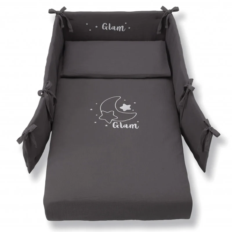 Set Glammy In Mussole Di Cotone Lava