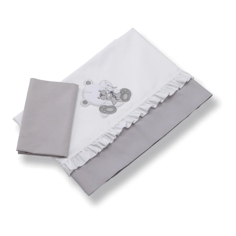 Azzurra Design - Set Lenzuolino Dido Grey
