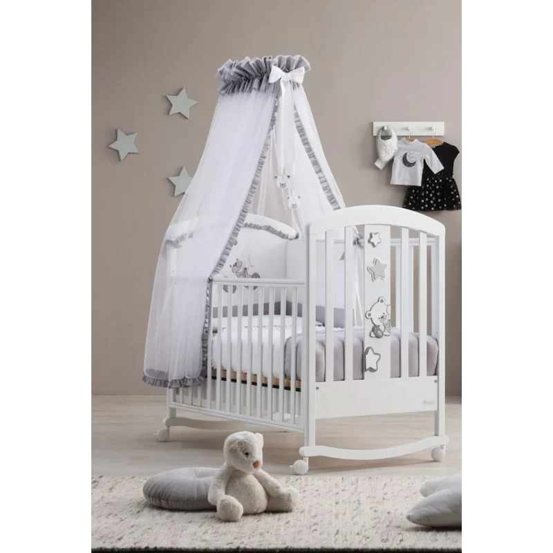 Lettino Dido Mini Bianco Grigio