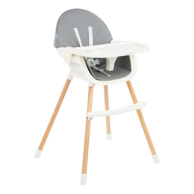 kikkaboo - Seggiolone 2in1 Nutri Wood