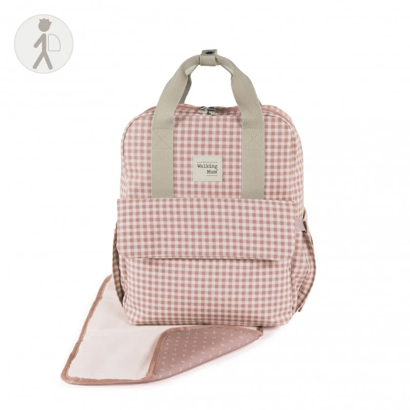 Zaino Passeggino I Love Vichy Rosa