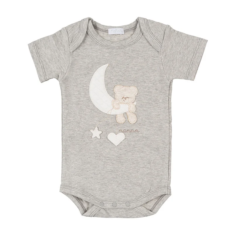 Body Nanan Dolce Luna 0-3 Mesi Grigio