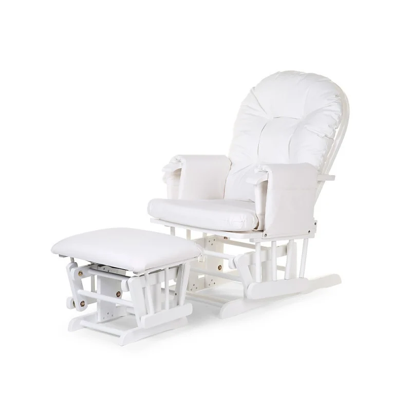 Childhome - Sedia Glinding con Poggiapiedi Bianco