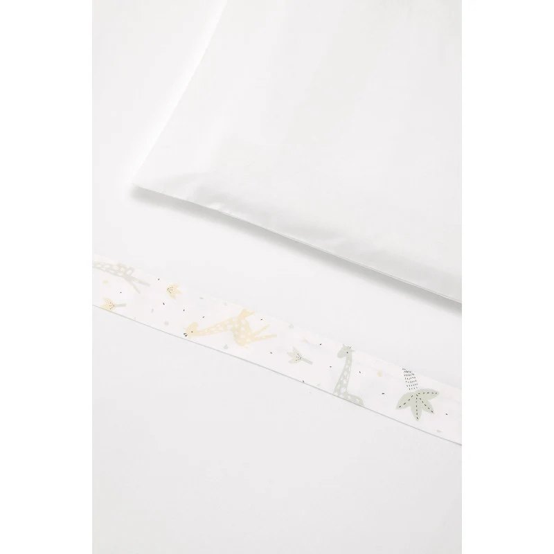 Completo Lenzuolo 3 Pezzi per lettino - Collezione Giraffe Erbesi