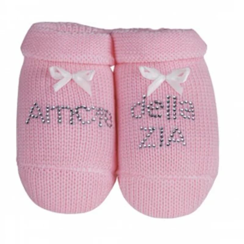 Scarpine Neonato - Amore Della Zia Rosa