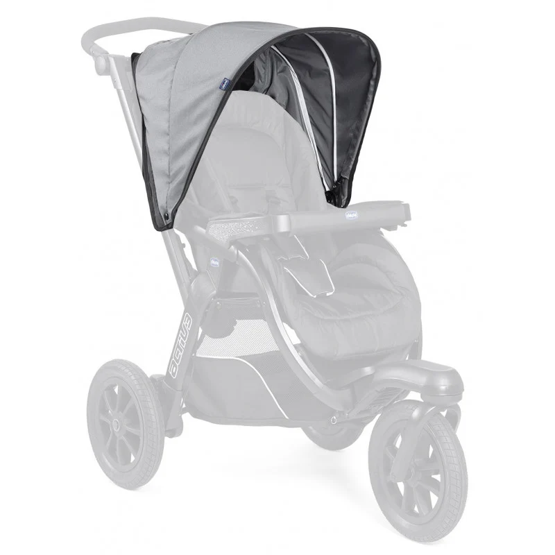 Capotta Passeggino Chicco Activ3 Jet Iron Black