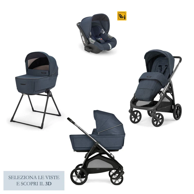 Trio Inglesina Aptica Sapphire Blue - Darwin Infant Recline