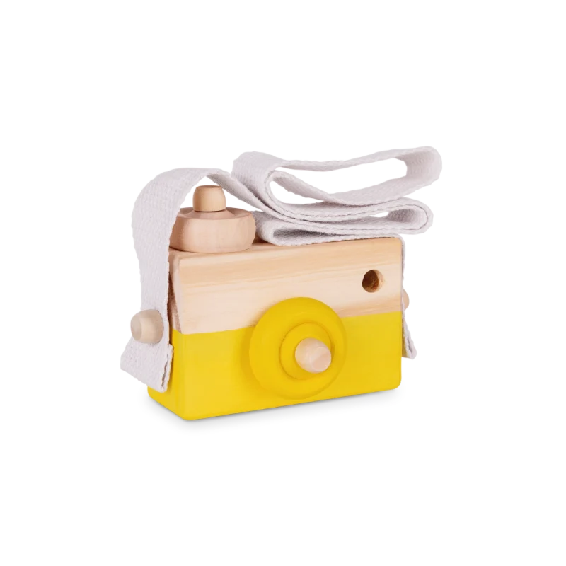 Macchina Fotografica In Legno - Photoloom - Yellow