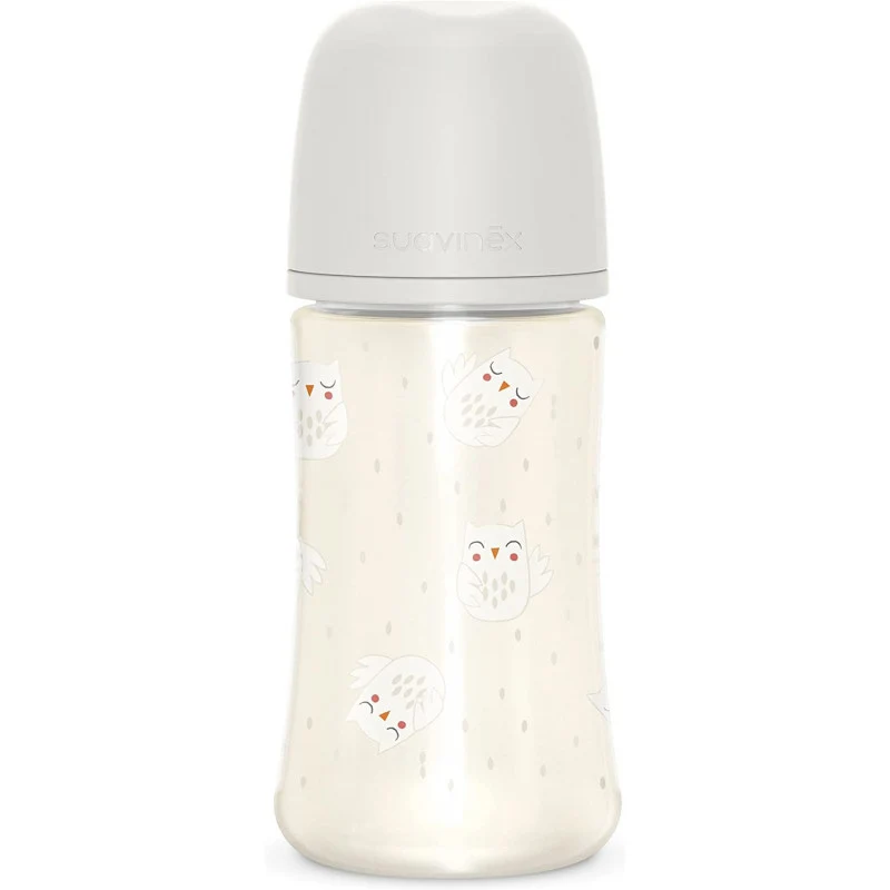 Suavinex - Biberon Bonhomia 270 ml - Bianco