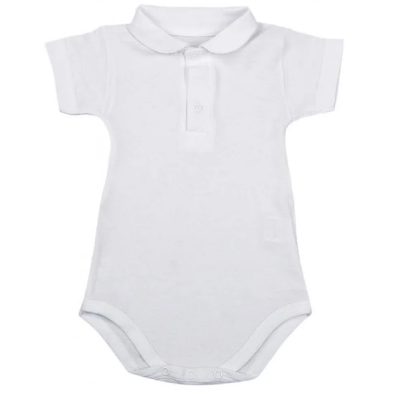 Body Neonato mezza manica modello Polo - 18 Mesi