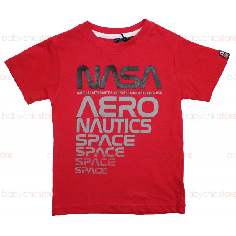 T-Shirt NASA - Rossa