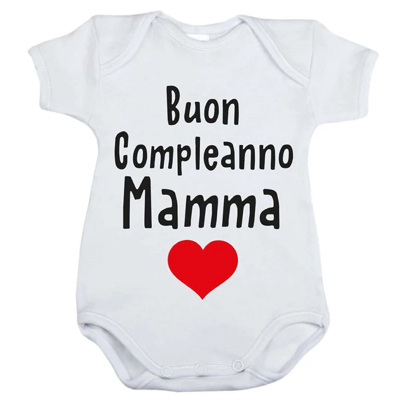 Body Neonato - Buon Compleanno Mamma