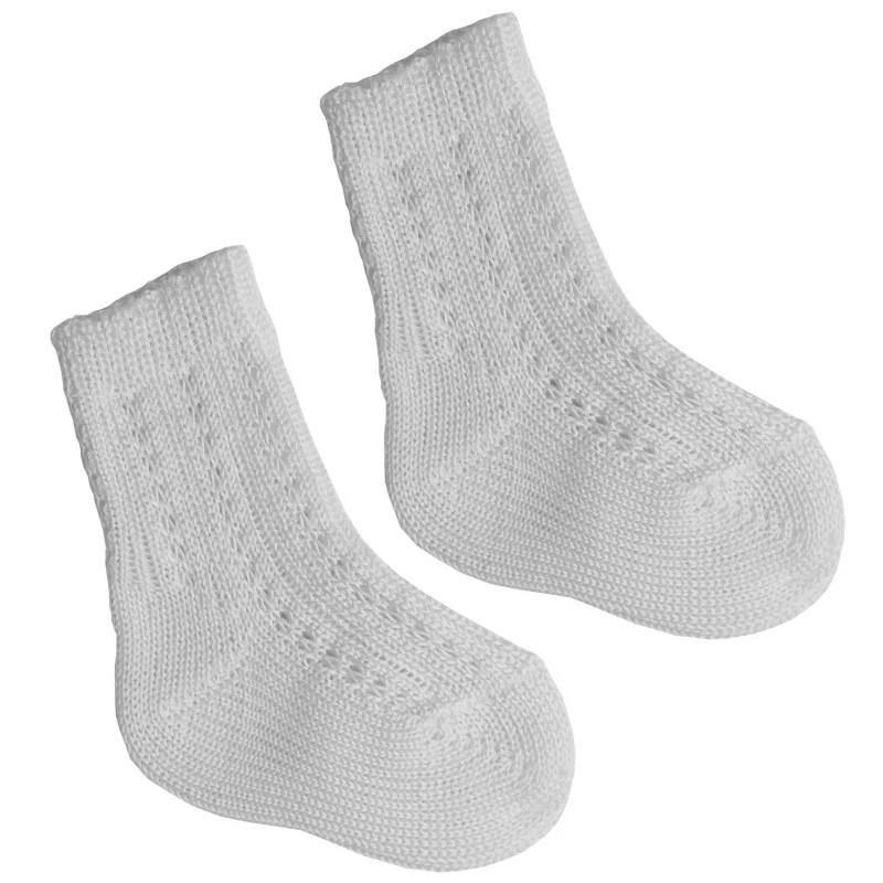 Calzino Corto in Cotone - Bianco