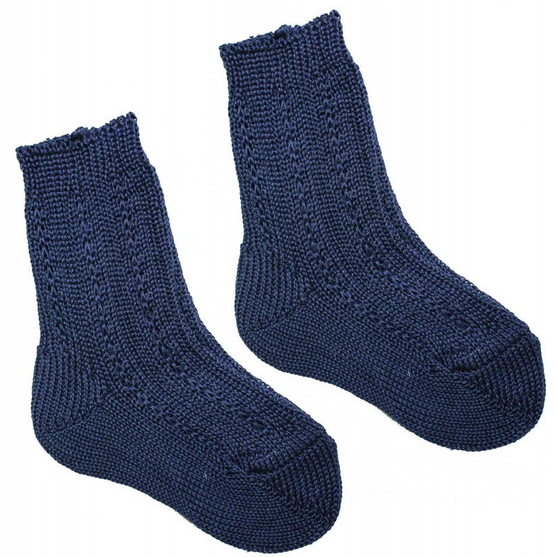Calzino Corto in Cotone - Blu