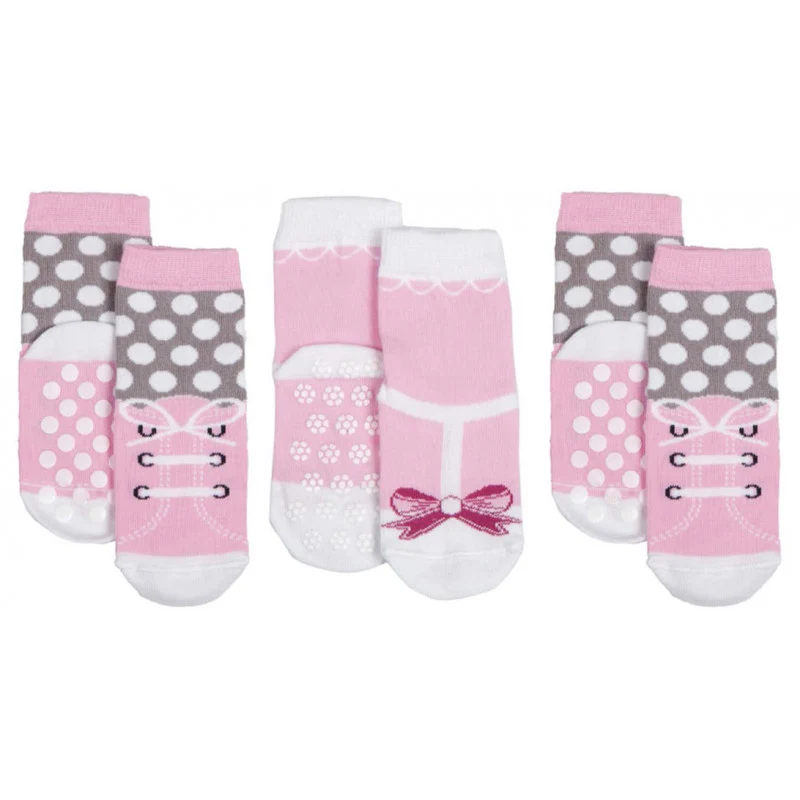3 Paia Calzini Antisciolo Scarpina Rosa - 28|30