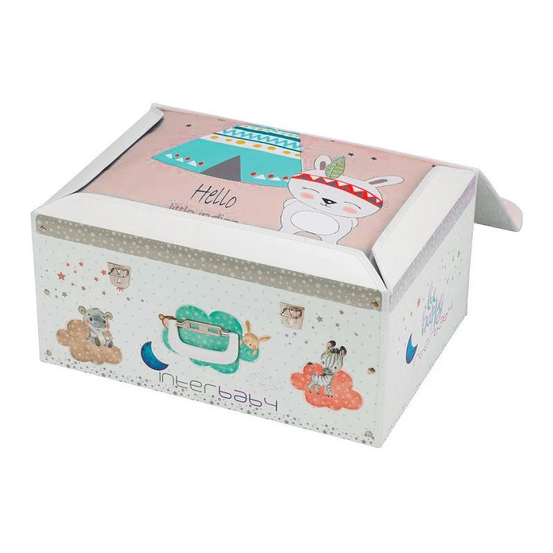 Completo Piumone e Paracolpi per Lettino - Little Indian Rosa