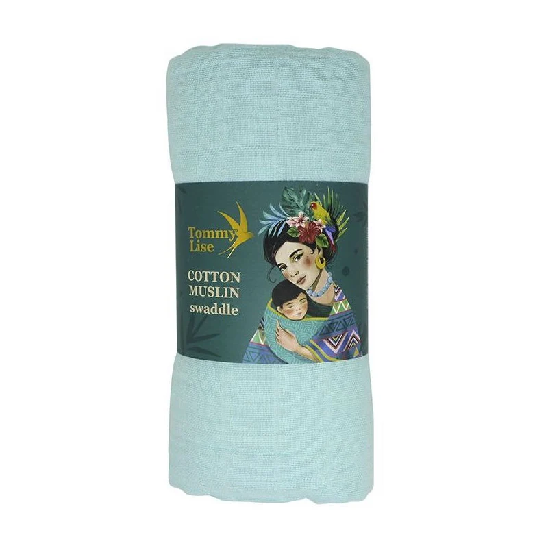 Tommy Lise - Mussola in Cotone Dreamy Blue