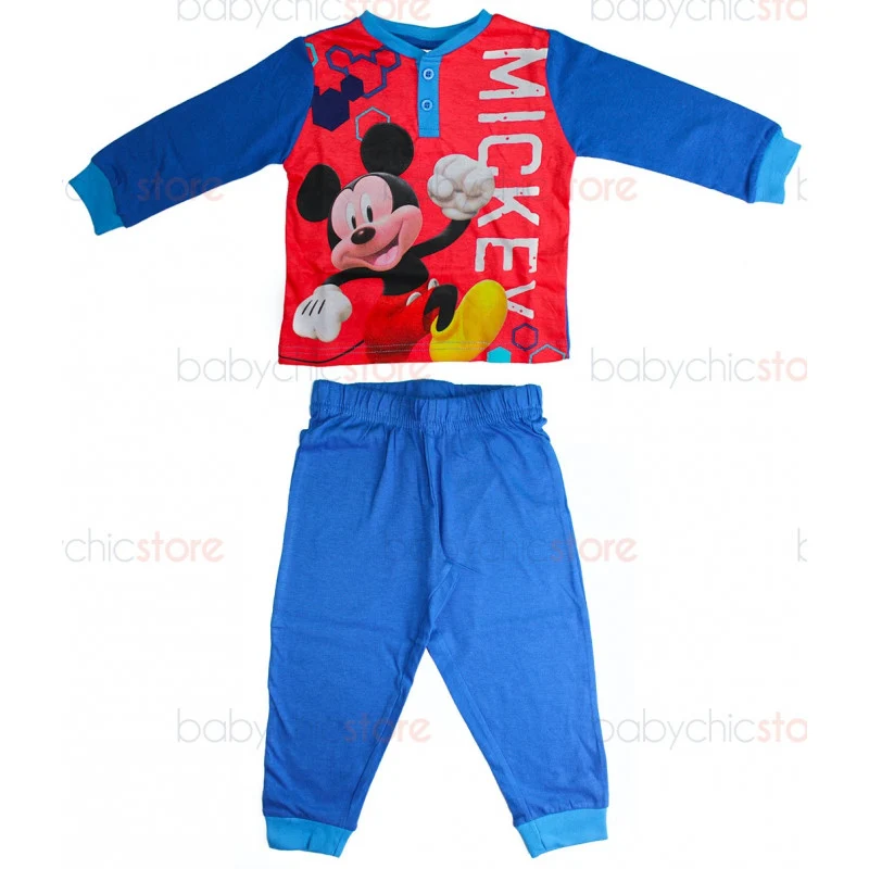 Pigiama Primavera/Estate Topolino Rosso