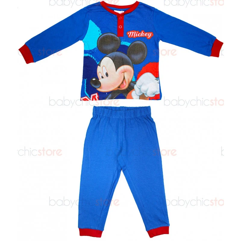 Pigiama Primavera/Estate Topolino Blu - 2 Anni