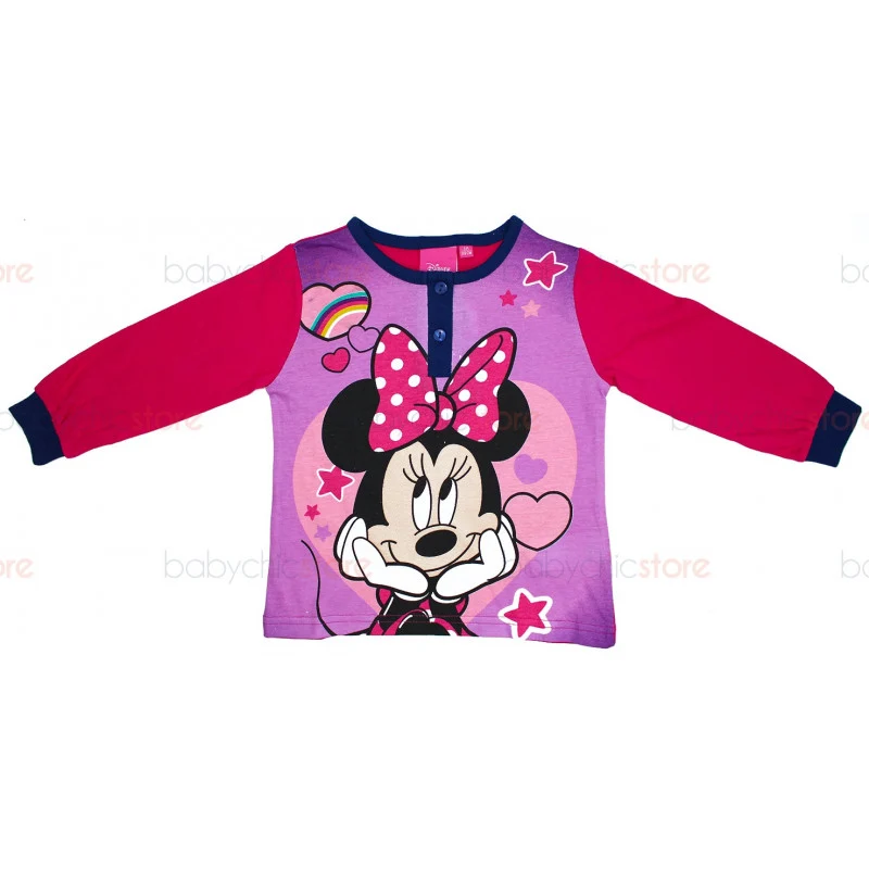 Pigiama Primavera/Estate Minnie Viola - 8 Anni