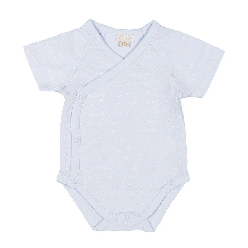Body Maniche Corte Nanan Azzurro 0-6 MesI