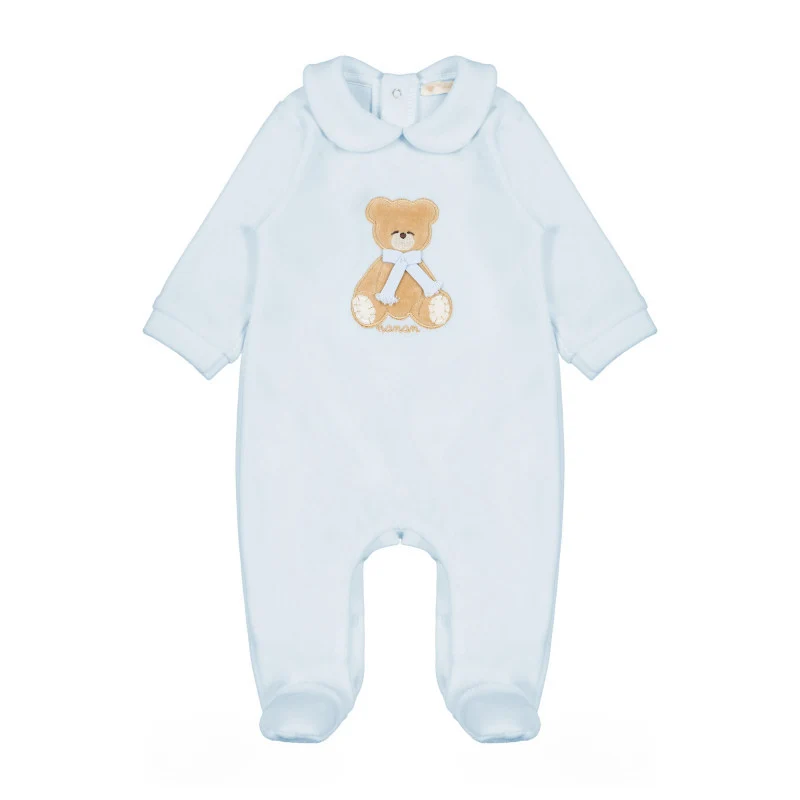 Tutina Azzurra Collezione Pallino - 6 Mesi