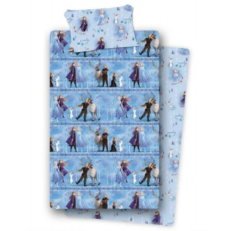 Completo Letto in Flanella di Frozen
