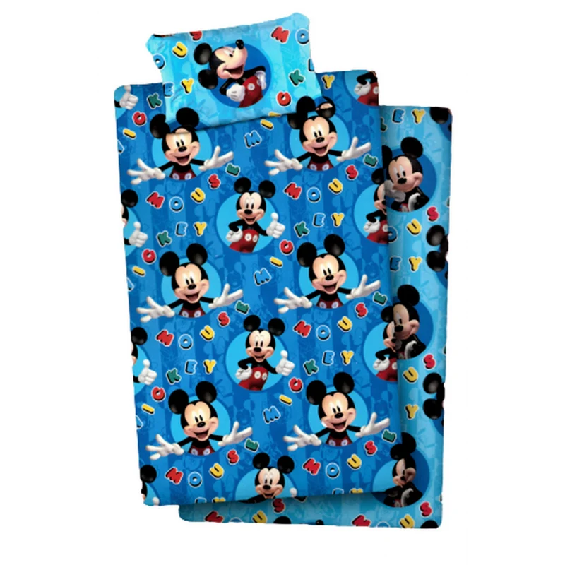 Completo Letto in Flanella di Mickey Mouse