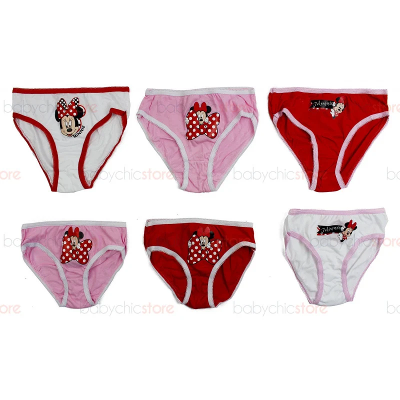 Set di 6 Slip di Minnie