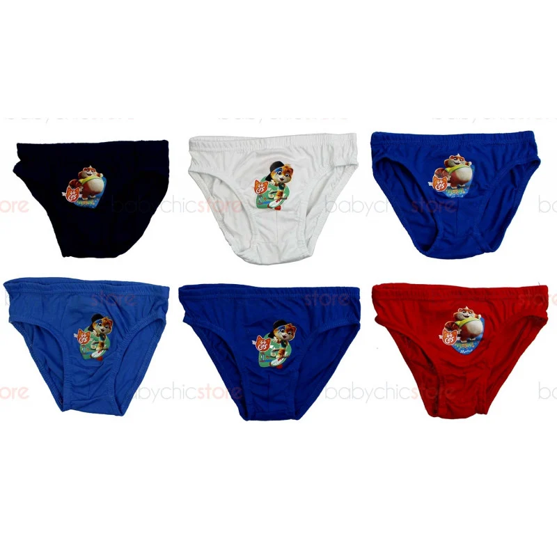 Set di 6 Slip 44 Gatti - 5/6 Anni