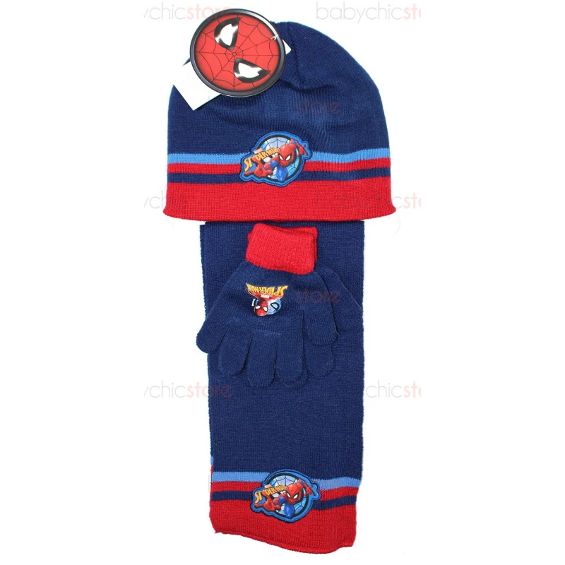 Set Sciarpa, Cappello e Guanti di Spiderman