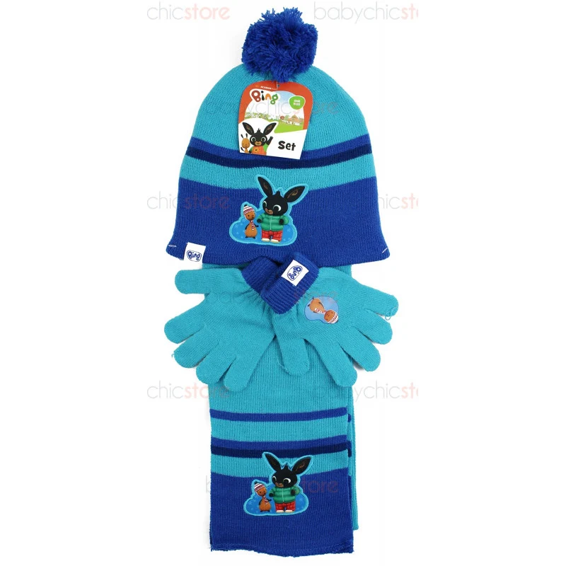 Set Sciarpa, Cappello e Guanti di Bing