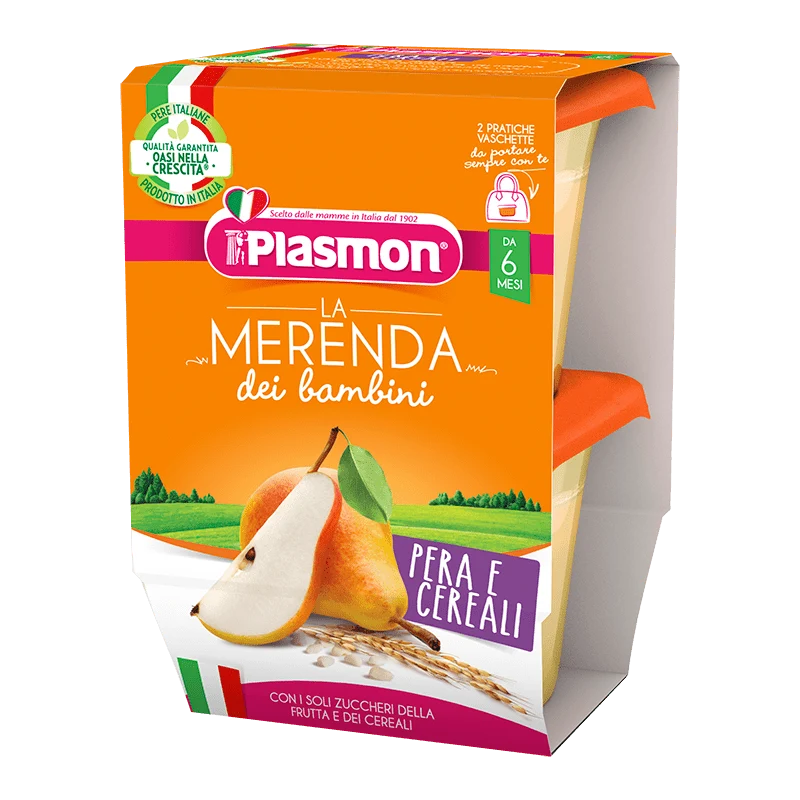 La Merenda dei Bambini Plasmon - Pera e Cereali