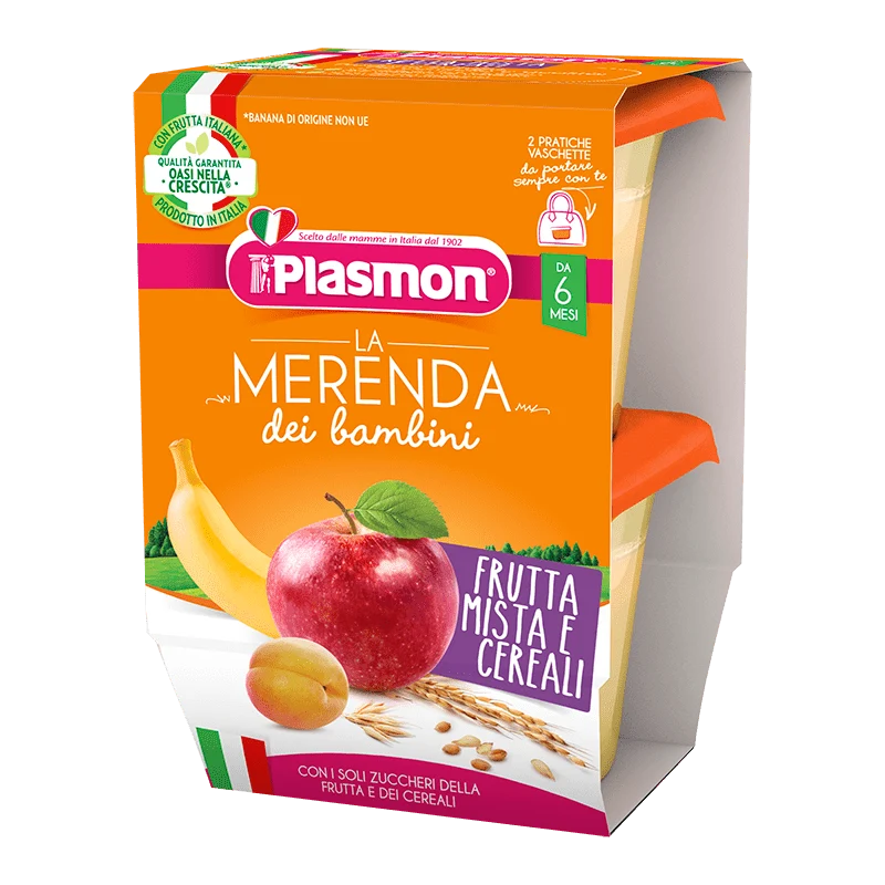 La Merenda dei Bambini Plasmon - Frutta Mista e Cereali