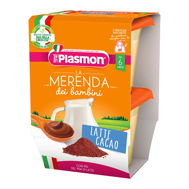 La Merenda dei Bambini Plasmon - Latte e Cacao