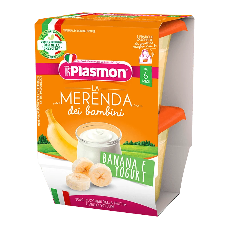 La Merenda dei Bambini Plasmon - Banana e Yogurt