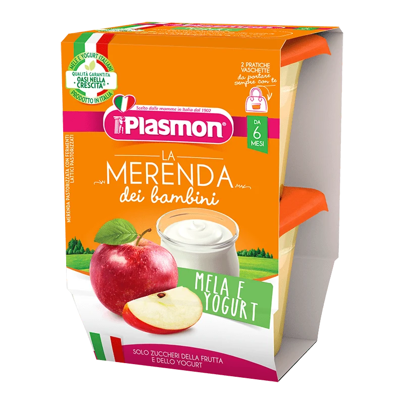 La Merenda dei Bambini Plasmon - Mela e Yogurt