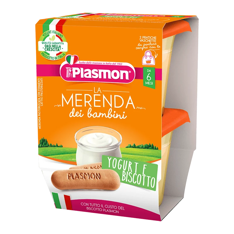 La Merenda dei Bambini Plasmon - Yogurt e Biscotto