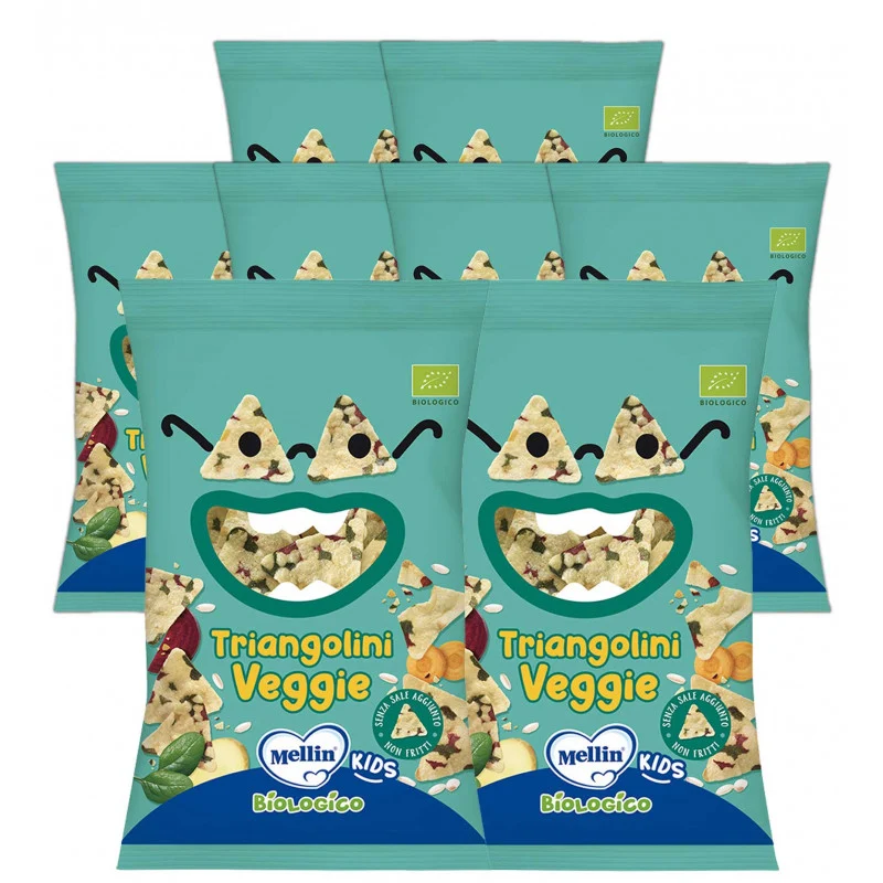 Triangolini Veggie Mellin - 8 confezioni