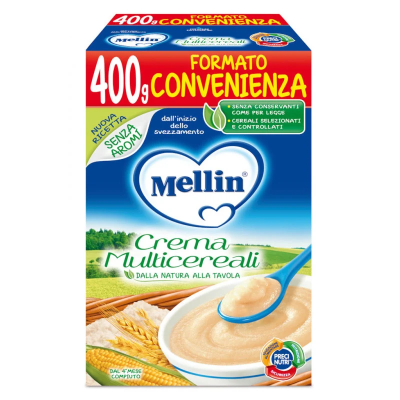 Crema Multicereali Mellin - 400 g